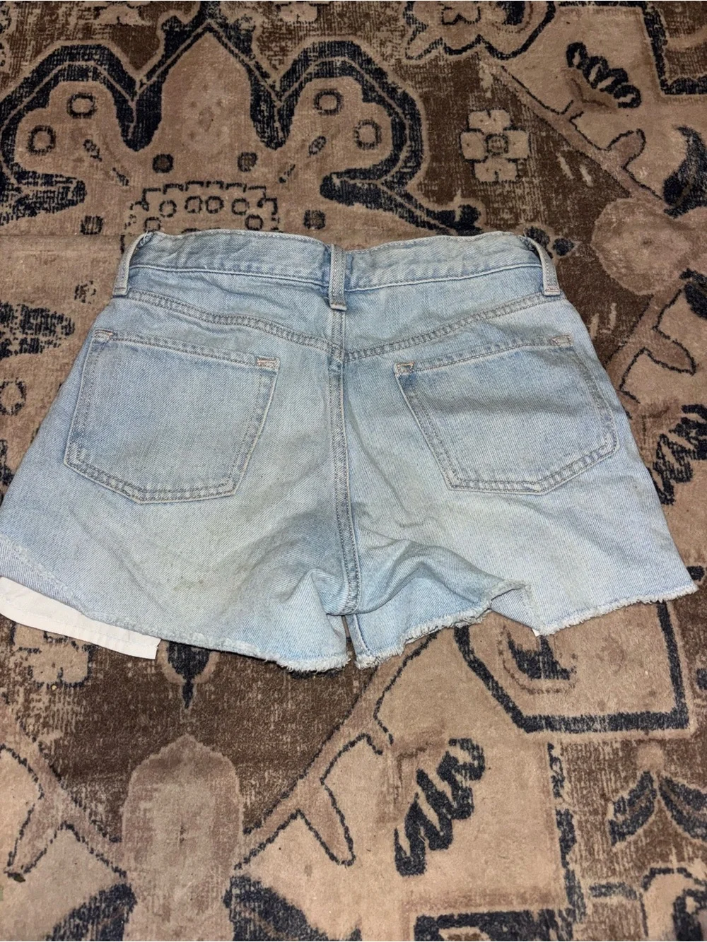 Old Navy Light Blue Denim Kids’ Distressed Shorts